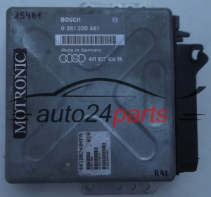 MOTORSTEUERGERÄT ECU STEUERGERAT AUDI BOSCH 0 261 200 461, 0261200461, 441 907 404 FA, 441907404FA