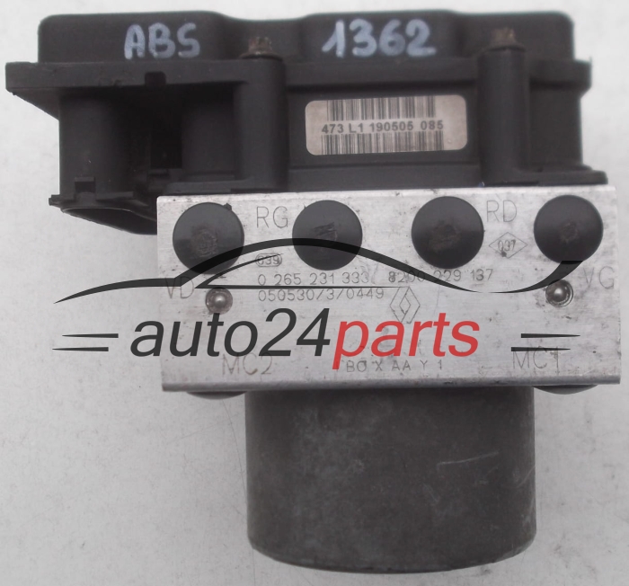 ABS HYDRAULIK-AGGREGAT MIT STEUERGERAET RENAULT  NISSAN  BOSCH 0 265 231 333, 0265231333, 8200 229 137, 8200229137, 0 265 800 335, 0265800335