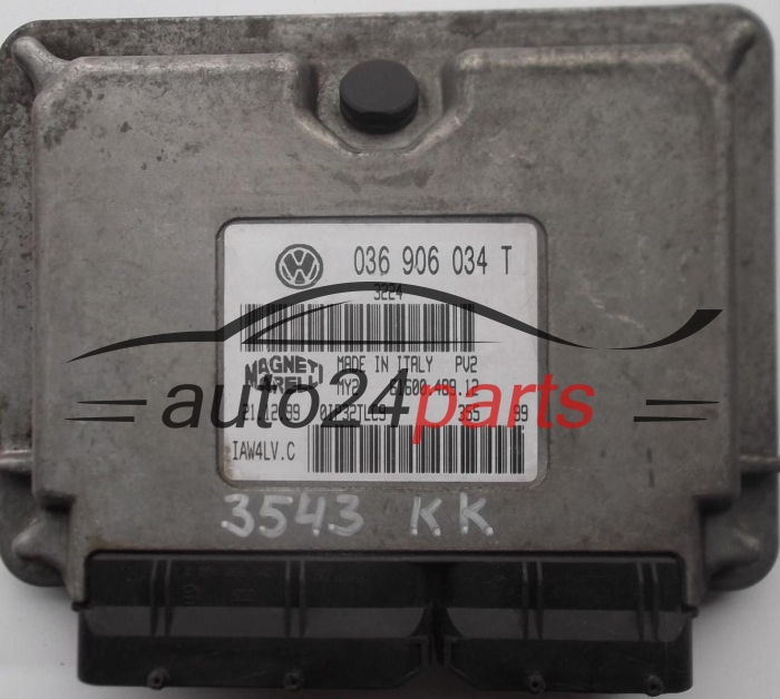 KOMPUTER STEROWNIK SILNIKA SKODA FABIA 1.4 036906034T, 036 906 034 T, 61600.489.12, 6160048912, IAW4LV.C 
