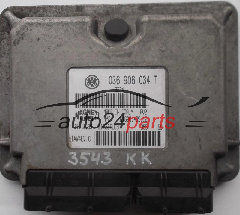 KOMPUTER STEROWNIK SILNIKA SKODA FABIA 1.4 036906034T, 036 906 034 T, 61600.489.12, 6160048912, IAW4LV.C 