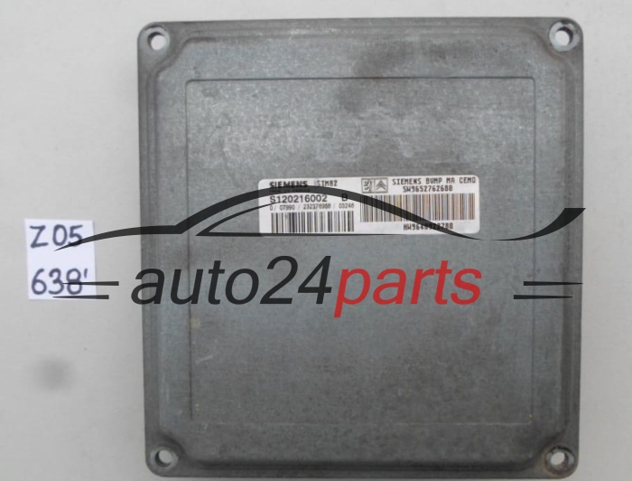 STEROWNIK SKRZYNI AUTOMATYCZNEJ CITROEN PEUGEOT S120216002B, HW 9640922780, SW 9652762680