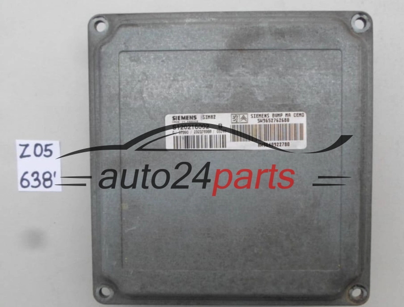 STEROWNIK SKRZYNI AUTOMATYCZNEJ CITROEN PEUGEOT S120216002B, HW 9640922780, SW 9652762680