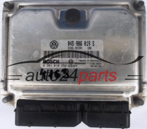 ECU CENTRALITA DE MOTOR VW VOLKSWAGEN LUPO 1.4 TDI 045906019S, 045 906 019 S BOSCH 0281010259, 0 281 010 259 DIESEL EDC15P+ 1208