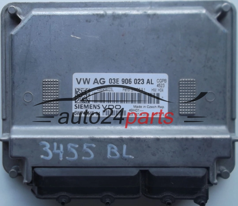  KOMPUTER STEROWNIK SILNIKA VW VOLKSWAGEN POLO 1.2 03E906023AL