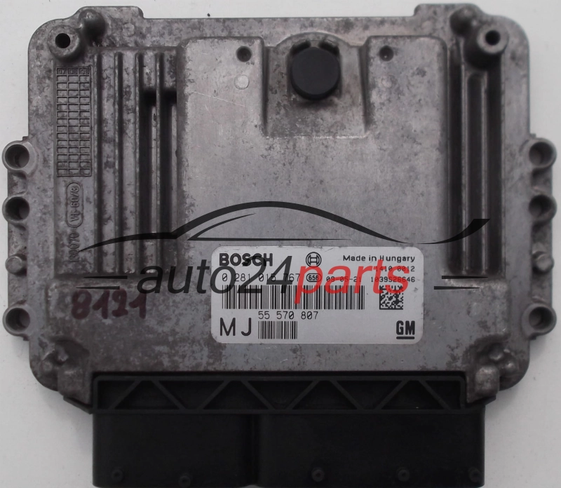 MOTORSTEUERGERÄT ECU STEUERGERAT OPEL ASTRA ZAFIRA 1.9 CDTI BOSCH 0 281 015 767,  GM 55 570 807 MJ