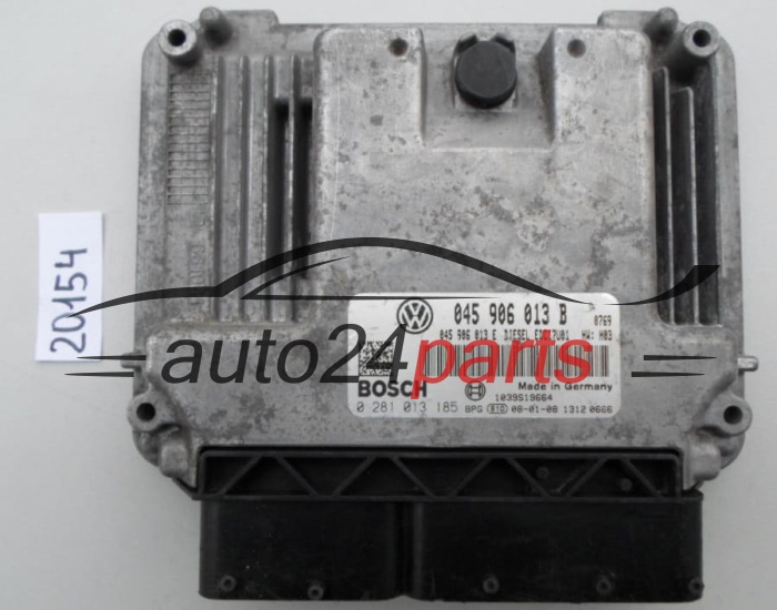 KOMPUTER STEROWNIK SILNIKA SKODA FABIA ROOMSTER 1.4 TDI 045906013B, 045 906 013 B, 045906013E, 045 906 013 E, BOSCH 0281013185, 0 281 013 185, DIESEL EDC17U01 0769, 1039S19664