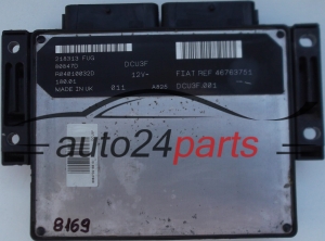 MOTORSTEUERGERÄT ECU STEUERGERÄT FIAT PUNTO II 1.9, R04010032D, REF 46763751, 80847D