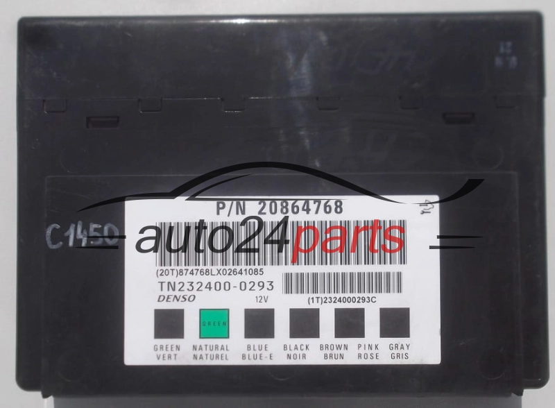 CENTRALKA MODUL STEROWNIK CHEVROLET CAPTIVA TN232400-0293, TN2324000293, 20864768 