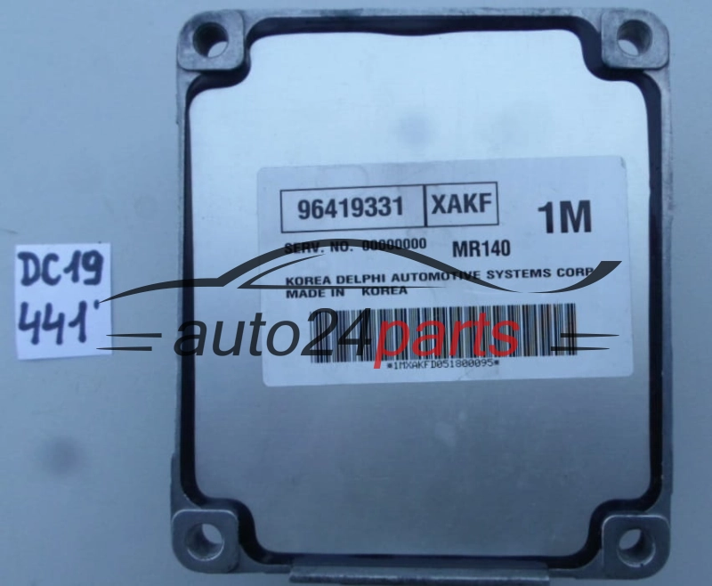 KOMPUTER STEROWNIK SILNIKA CHEVROLET LACETTI 96419331 XAKF