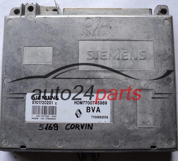 MOTORSTEUERGERÄT ECU STEUERGERÄT  RENAULT SAFRANE SIEMENS S101720201 C,  HOM 7700745989