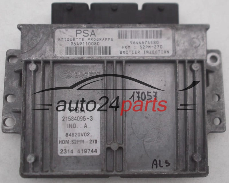 KOMPUTER STEROWNIK SILNIKA CITROEN XSARA PICASSO 1.8 