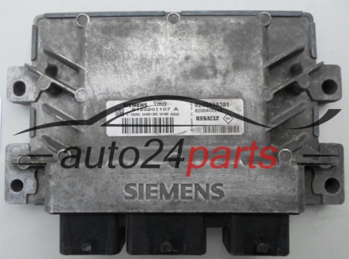 MOTORSTEUERGERÄT ECU STEUERGERAT RENAULT TWINGO 1.2 SIEMENS S120201107 A,  8200438381