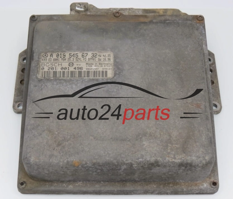 MOTORSTEUERGERÄT ECU STEUERGERÄT MERCEDES SPRINTER 2.9 TDI BOSCH 0 281 001 496,  A 019 545 67 32