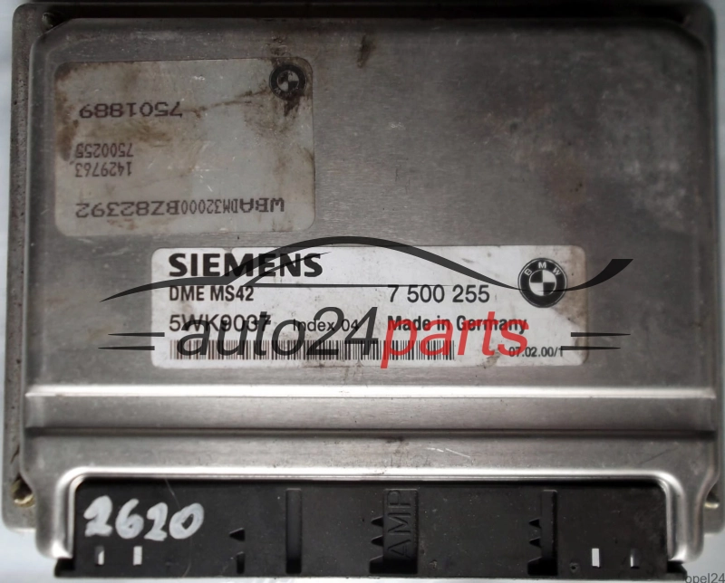 ECU CENTRALITA DE MOTOR BMW E38 E39 E46 2.8 SIEMENS 5WK9037 