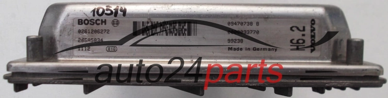 KOMPUTER STEROWNIK SILNIKA VOLVO S80 V70 2.0, BOSCH 0 261 206 272, 0261206272, 09470738 B