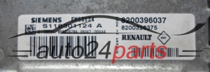 ECU CENTRALITA DE MOTOR  RENAULT KANGOO 1.6 SIEMENS S118301124 A