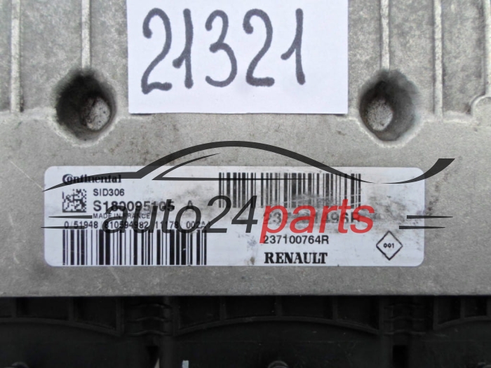 CENTRALITA DE MOTOR DACIA DUSTER SID306 S180095105 A, S180095105A, 237101496R 