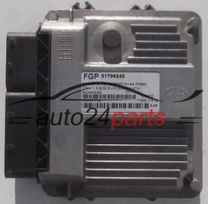 MOTORSTEUERGERÄT ECU STEUERGERÄT  FIAT GRANDE PUNTO IDEA 1.3 SDE MAGNETI MARELLI MJD 6F3.PB, MJD6F3PB, FGP 51796242, 71600.115.03, 7160011503 
