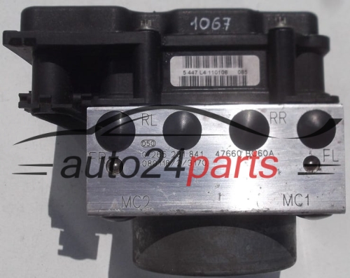 Pompa abs i sterownik NISSAN MICRA 0265800574 0265231841 47660BC60A