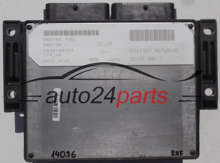 KOMPUTER STEROWNIK SILNIKA FIAT PUNTO LUCAS R04010035A, 46760545