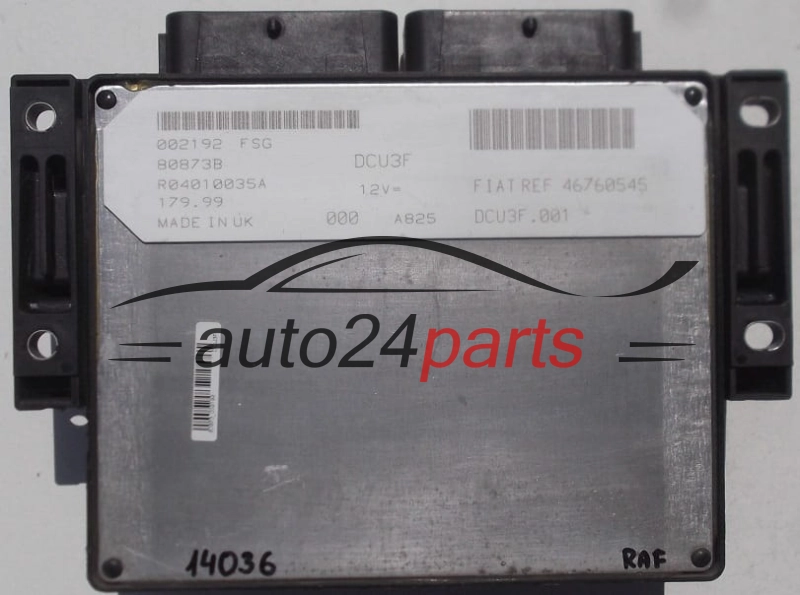 KOMPUTER STEROWNIK SILNIKA FIAT PUNTO LUCAS R04010035A, 46760545