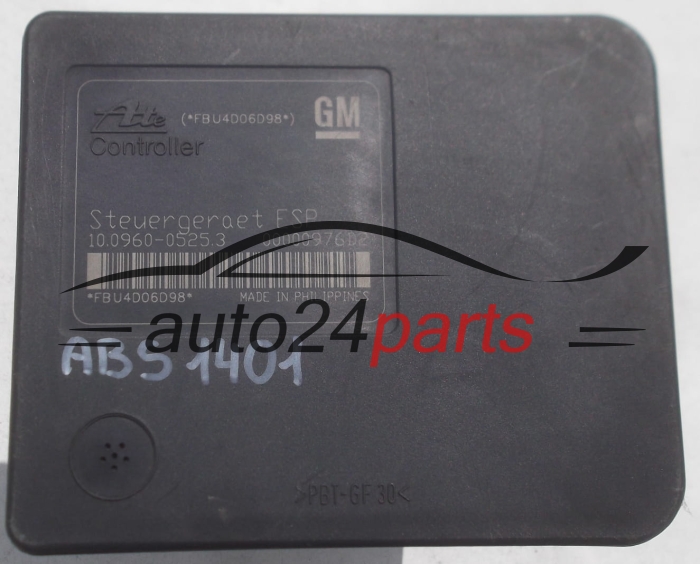 ABS POMPA I STEROWNIK OPEL  GM 24 447 835 GP, 24447835 GP, ATE 10.0206-0114.4, 10020601144, 10.0960-0525.3, 10096005253