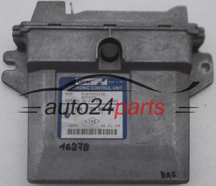 KOMPUTER STEROWNIK SILNIKA RENAULT CLIO KANGOO 1.9 D R04080010E