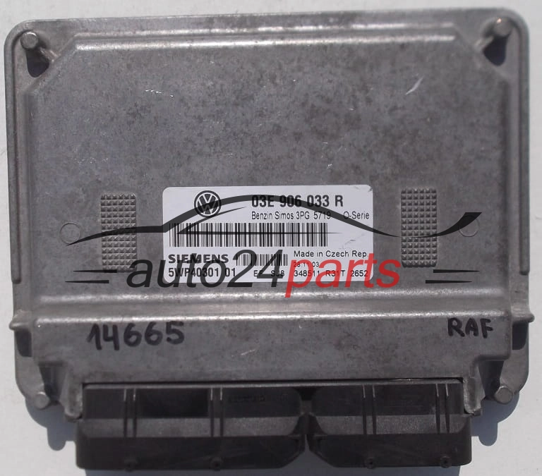 KOMPUTER STEROWNIK SILNIKA VOLKSWAGEN POLO SIEMENS 5WP40301 01