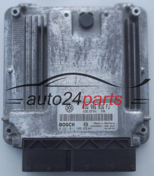 ECU CENTRALITA DE MOTOR  SEAT ALTEA 2.0 TDI BOSCH 0281011908,  03G906016FJ, EDC16U1