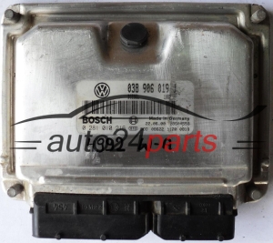 MOTORSTEUERGERÄT ECU STEUERGERAT VW VOLKSWAGEN SHARAN 1.9 TDI 038906019J, 038 906 019 J BOSCH 0281010216, 0 281 010 216