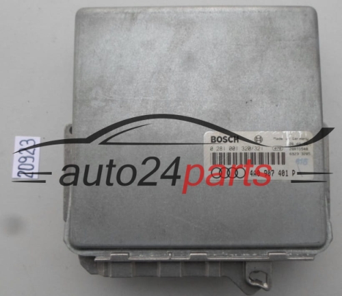 MOTORSTEUERGERÄT ECU STEUERGERAT AUDI A6 2.5 TDI BOSCH 0 281 001 320/321, 0281001320, 4A0 907 401 P, 4A0907401P