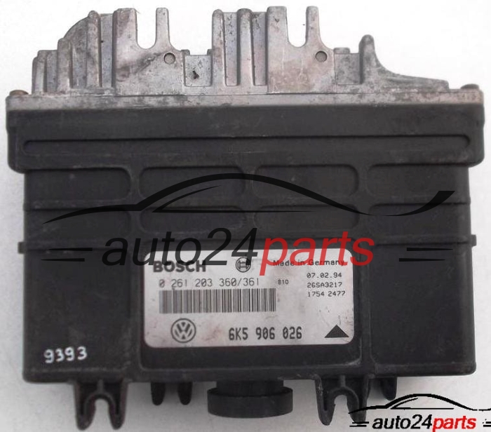 MOTORSTEUERGERÄT ECU STEUERGERAT SEAT IBIZA 1.4, BOSCH 0261203360/361, 6K5906026