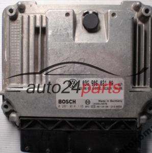 CALCULATEUR MOTEUR VW VOLKSWAGEN GOLF 1.9 TDI 03G906021NA, 03G 906 021 NA, BOSCH 0281014116, 0 281 014 116, DIESEL EDC16U34 2761 1039S27346