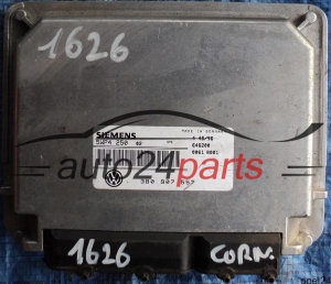 MOTORSTEUERGERÄT ECU STEUERGERÄT VW VOLKSWAGEN PASSAT 1.6 3B0907557, 3B0 907 557, SIEMENS 5WP4250 02, 5WP4 250 02 