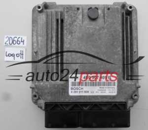 KOMPUTER STEROWNIK SILNIKA AUDI A8 4.0 TDI BOSCH 0 281 011 939, 0281011939, 4E0 907 409 B, 4E0907409B, 4E0 910 489 G, 4E0910489G, EDC16C4