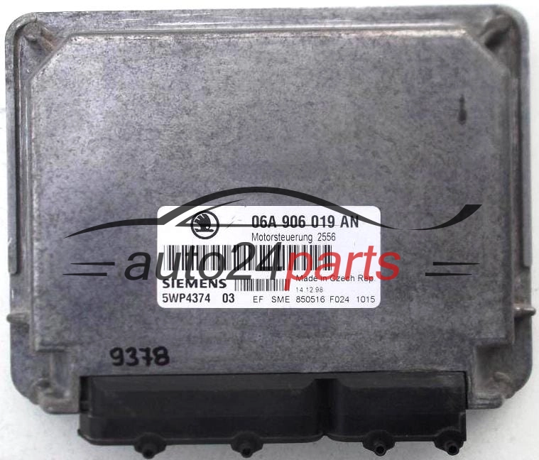 Sterownik silnika SKODA OCTAVIA 1.6 AEH SIEMENS 5WP4374 06A906019AN - 9378