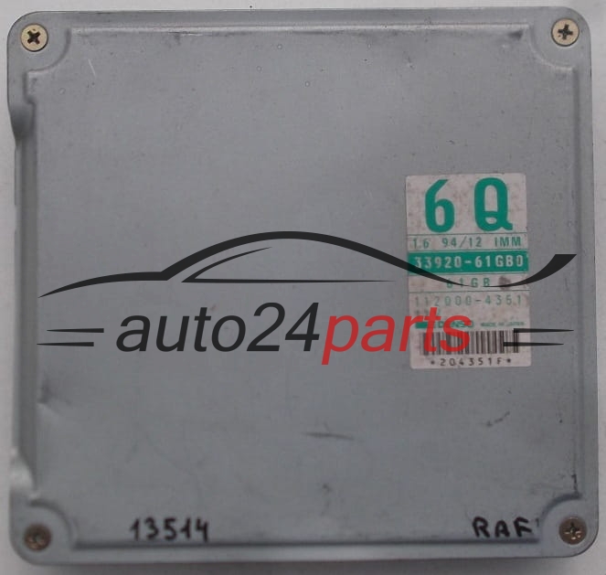 KOMPUTER STEROWNIK SILNIKA SUZUKI BALENO DENSO 1120004351, 3392061GB0