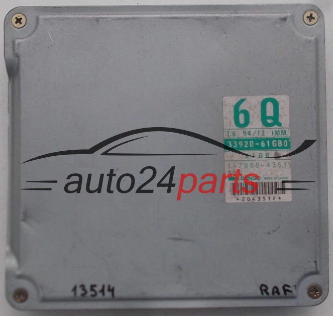 KOMPUTER STEROWNIK SILNIKA SUZUKI BALENO DENSO 1120004351, 3392061GB0