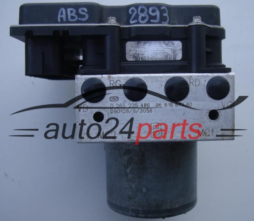 BOMBA HIDRAULICA Y CENTRALITA ABS CITROEN PEUGEOT BOSCH 0 265 235 486, 0265235486, 9661887180, 0265950806