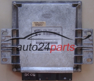 CALCULATEUR MOTEUR CITROEN PEUGEOT MAGNETI MARELLI IAW 48P.10, IAW48P10, HW 16406014, 9634496280, SW 16375064, 9639044680 