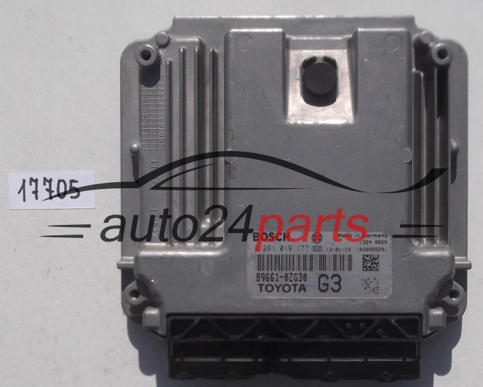 CALCULATEUR MOTEUR TOYOTA AURIS 1.4 D4D BOSCH 0 281 019 177