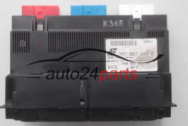 PANEL OGRZEWANIA STEROWNIK NAWIEWU REGULATOR KLIMATRONIK VW VOLKSWAGEN SEAT 7M7 907 040 E, 7M7907040E, 5HB007963-30, 5HB00796330
