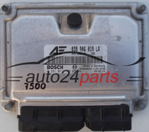 KOMPUTER STEROWNIK SILNIKA FORD GALAXY 1.9 TDI BOSCH 0 281 011 143, 0281011143, 038 906 019 LR, 038906019LR 