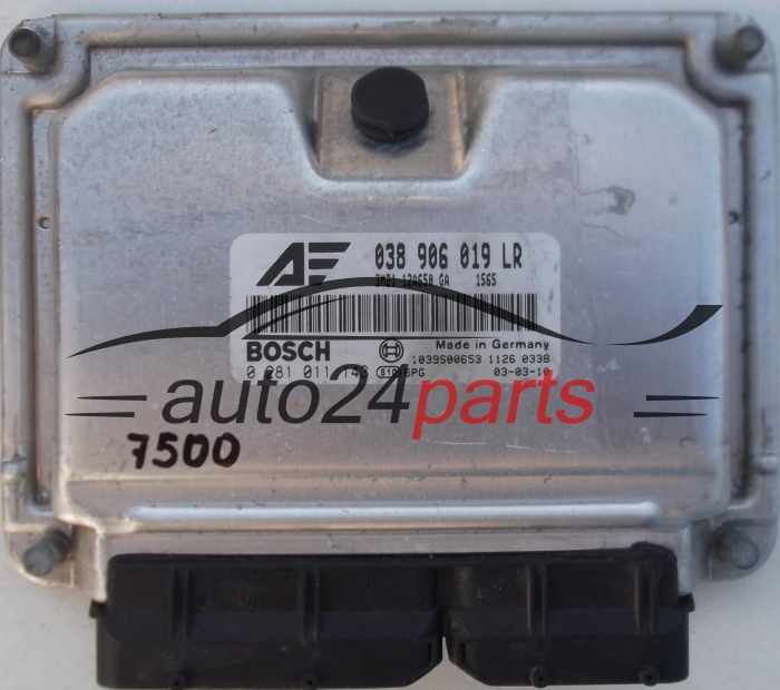 KOMPUTER STEROWNIK SILNIKA FORD GALAXY 1.9 TDI BOSCH 0 281 011 143, 0281011143, 038 906 019 LR, 038906019LR 