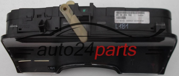 COMPTEUR KILOMETRIQUE CUADRO DE RELOJES OPEL ER 09 228 762, ER09228762, 351 189 000, 351189000