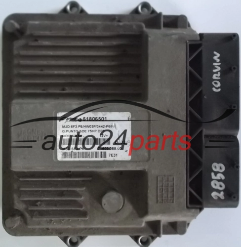KOMPUTER STEROWNIK SILNIKA FIAT GRANDE PUNTO 1.3 MJTD MAGNETI MARELLI MJD 6F3.P6