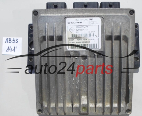 KOMPUTER STEROWNIK SILNIKA RENAULT 1.5 DCI R0410C122B, 8200331477, 8200374301