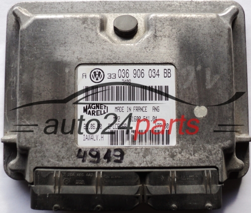 MOTORSTEUERGERÄT ECU STEUERGERÄT VW VOLKSWAGEN GOLF 1.6 16V AUS 036 906 034 BB
