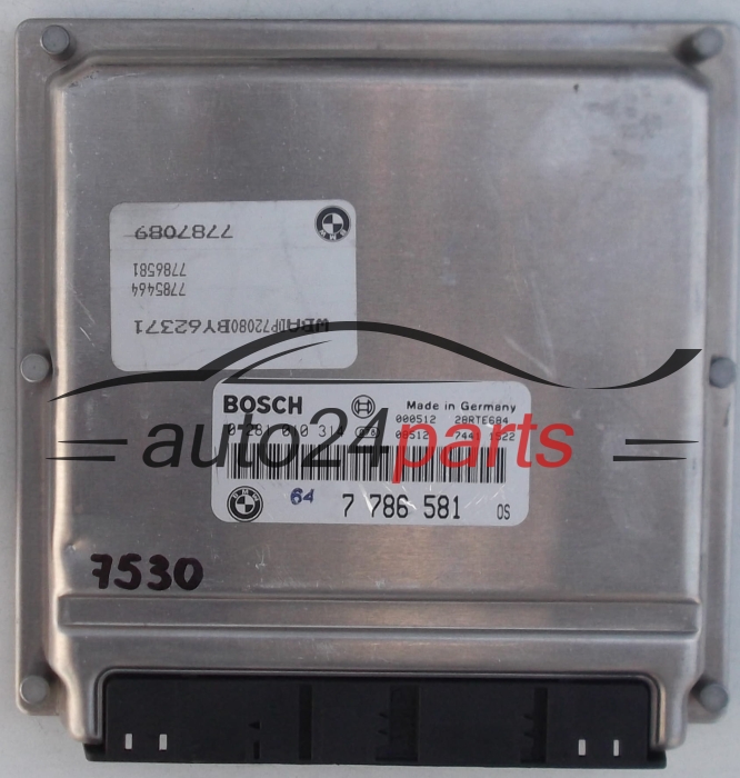MOTORSTEUERGERÄT ECU STEUERGERÄT  BMW BOSCH 0 281 010 314, 7 786 581