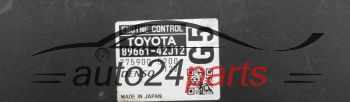 KOMPUTER STEROWNIK SILNIKA TOYOTA RAF4 2.2 D4D G5 Denso 275900-5200, 2759005200, 89661-42J12, 8966142J12